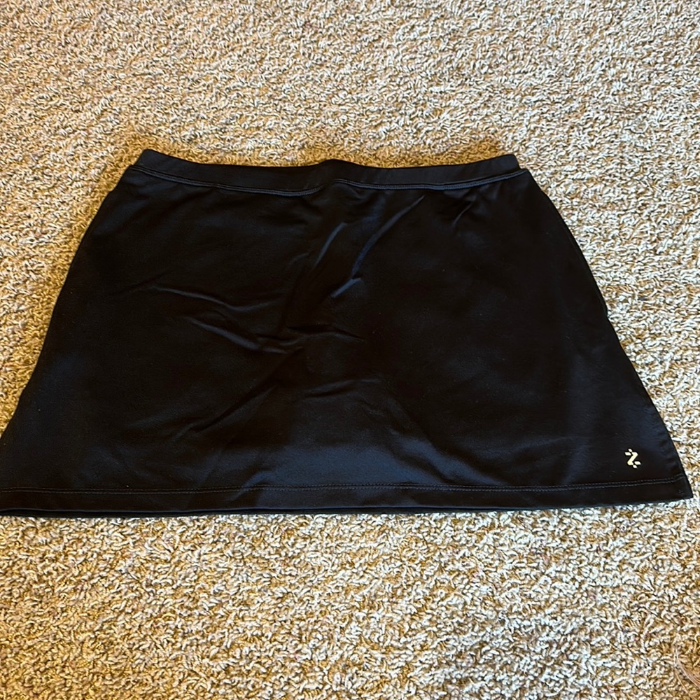 Black golf skirt